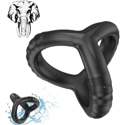 Male Silicone Penis Rings Scrotum Bind Delay Ejaculation Cock Ring Sexy Erection Rings Couple Lover Sex Shop Sex Toys For Men