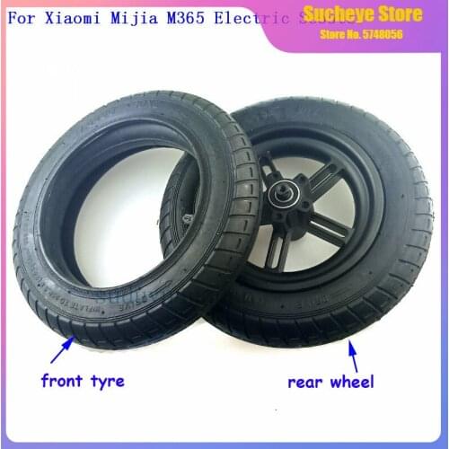 Upgraded 10 Inches Electric Scooter Outer Inner Tube for Xiaomi Mijia M365 front Motor wheel tyres & Inflation rear tyres Wheel