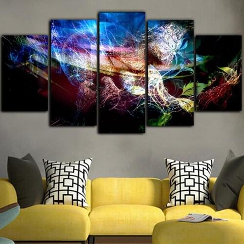 Canvas Wall Art HD Prints Line Poster Home Decoration Abstract Painting Minimalism Modular Vintage Picture Frame For Living Room