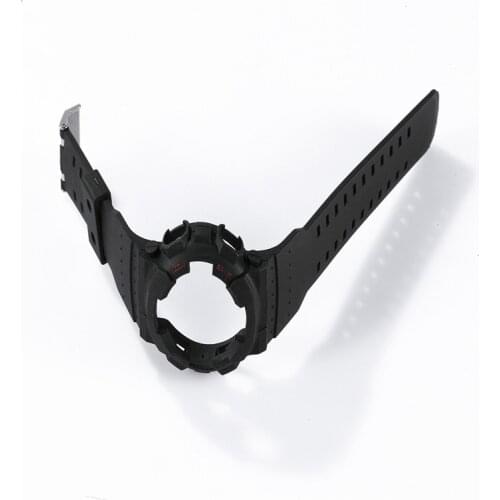 Resin watch band for G Shock GD120 / GA-100 / GA-110 supports customization rubber integrated strap