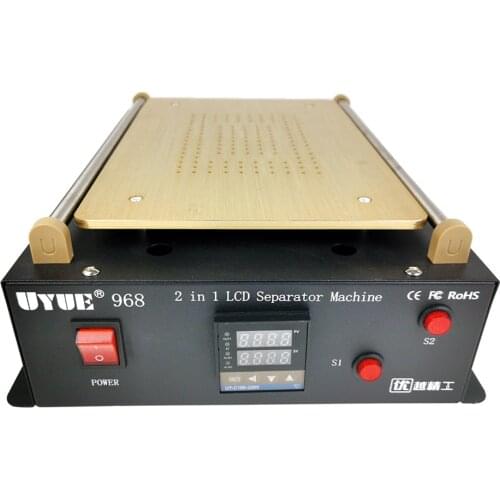 Built-in Dual Vacuum Pump Glass LCD Separator Screen Repair Machine 14 Inch for pad for phone for Samsung Tablet PC UYUE 968