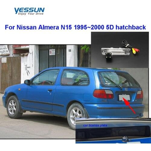 Yessun HD CCD Night Vision Car Rear View Reverse Backup Camera Waterproof For Nissan Almera N15 1995~2000 5D hatchback