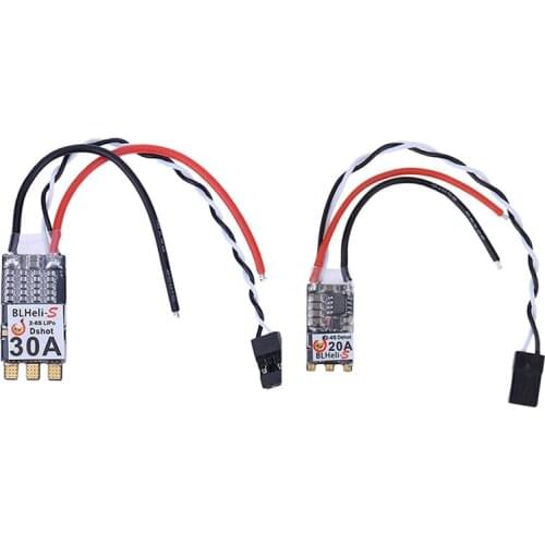 1 Pcs 30A Brushless HLW Blheli-S ESC & 1 Pcs 20A 2-4S Littlebee Fpv Racing Esc Speed Control