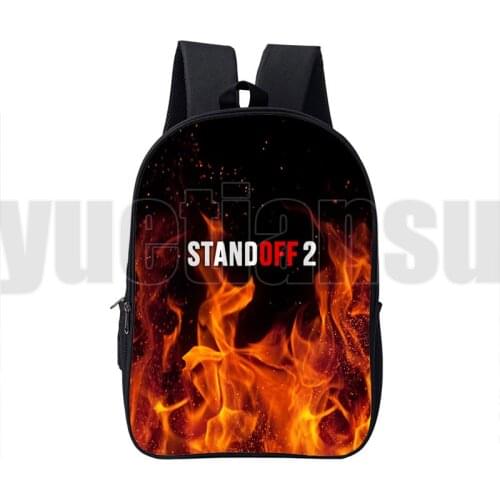 16Inch Mochila 3D Standoff 2 Backpacks Children Double Zipper Cartoon School Bag Teens Shooting War Game High Quality Travel Bag