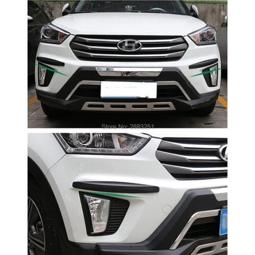 2PC Car Rubber Strip Crash Bar Bumper Strip Trim Corner Protector Guard for Skoda octavia fabia yeti rapia superb a Accessories