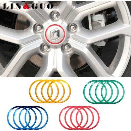 4 pcs/lot New Refitting accessories Car Wheel center decorative circle fit for Renault duster megane 2 logan renault clio