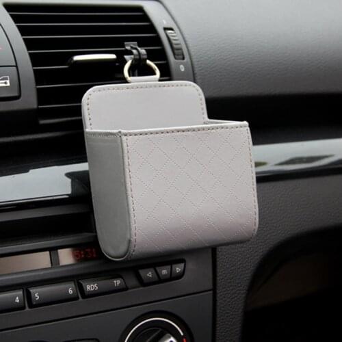 Car vent storage box PU leather hanging bracket bag auto parts for Lexus ES250 RX350 330 ES240 GS460 CT200H CT DS LX LS IS ES RX