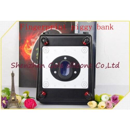 Free shipping 12pcs/lot Creative Cute Oversized Piggy Bank Safe Fingerprint Identification System Piggy Banks