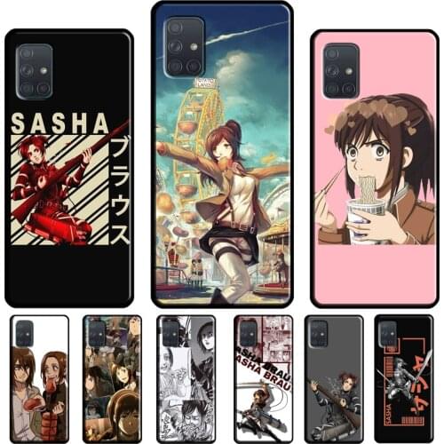 Sasha Braus Attack on Titan Cover For Samsung A50 A70 A20S A10 A71 A51 A41 A31 A11 A02S A20e A21S A12 A32 A52 A72 Case