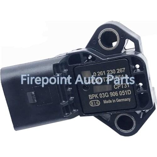MAP Sensor Pressure Sensor 038906051B for Audi VW Seat Jetta Skoda OEM# 0261230267