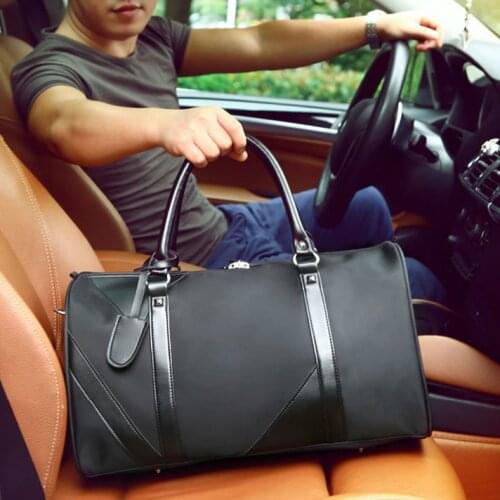 Business Travel Bag Men Handheld Large Capacity Organizer Lightweight Short-distance Foldable shoulder Duffel Handbag Traveling