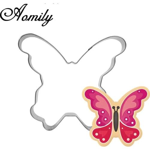Butterfly Cookies Cutter Mold Biscuit Embossing Mould Sugarcraft Dessert Baking Chocolate Fondant Mold Cake Decorating Tools