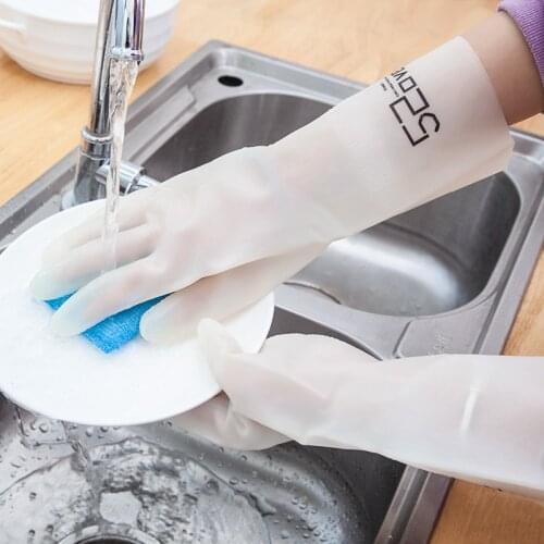 ITAX-9901 Rubber gloves high tenacity puncture resistant kitchen cleaning non-slip household washing