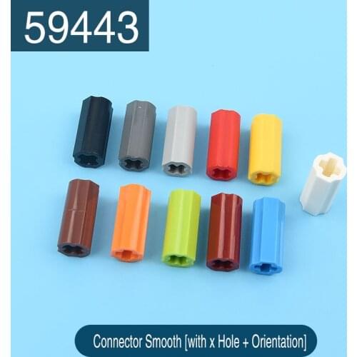 HUAZHI 10 Pcs 59443 building blocks connector accessories construction parts robot education DIY childrens toys to assemble