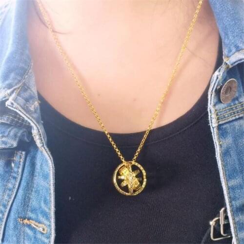 Astronomical Sphere Ball Pendant Cosmic Necklace Couple Lover Jewelry Gifts With Gold/Sliver Wholesale