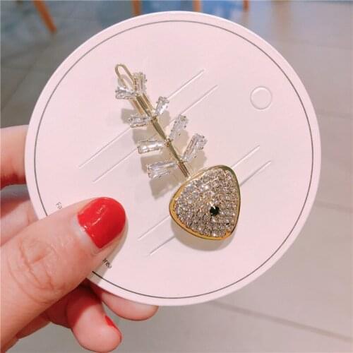 Fashion Rhinestone Hair Clips Hair Accessories elegance Women Glittering jewel hair clips Hairpins barrette wholesale