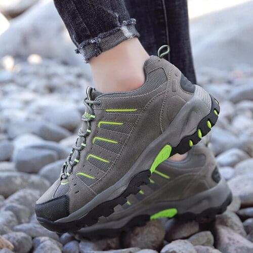 2021 Hot Men Work Boots Outdoor Men Hiking Shoes Climbing Boots Lightweight Man Casual Sneakers Wear-resistant zapatillas hombre