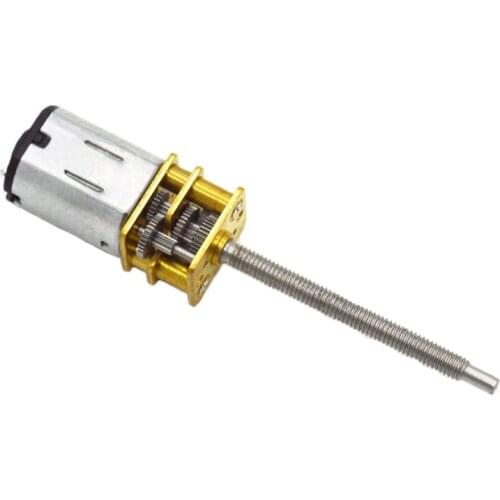 N20 Micro Speed Gear Motor DC 12V 60/100/200/500/1000RPM Mini Metal Gear Motor Gear Reducer Motor for Car Robot Model Motors