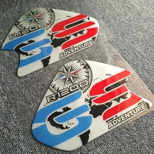 Tank Pad For BMW R1200GS R1200 GS R 1200 Motorcycle 3D Stickers Decals Body Gas Fuel Oil Protector ADV Adventure GSA Moto