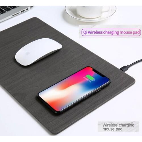 2020 New Wireless Charging USB+Micro Mice Smart Phone Mouse Pad For iPhone PC Laptop Fast Charging For iphone Xiaomi