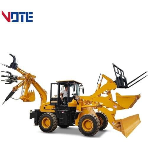 New Multifunctional Equipment Mini Backhoe Loader Crawler Excavator China Construction Vehicles Export Sale Prices