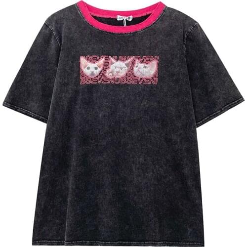 Cheap wholesale 2021 spring summer autumn new fashion casual woman t-shirt lady beautiful nice women Tops female BVy2551