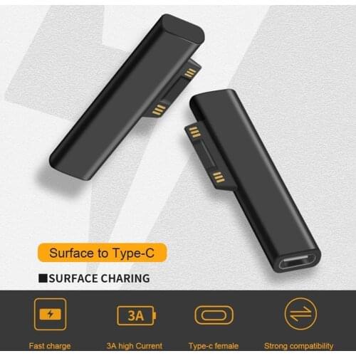 15V / 3A USB C Female PD Fast Charging Plug Converter For Microsoft 3 6 Adapt 5 from 3 Book Type Pro 2 Power 1 4 C Surfa J5G7