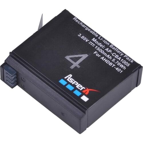 1pc 1500mAh AHDBT-401 battery for Go Pro AHDBT-401 AHDBT401 Battery for GoPro 4 HD Hero 4 Hero4 Cameras