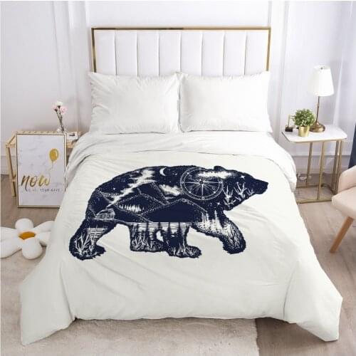 Customize 3D Duvet Cover with Zipper Comforter/Quilt/Blanket Cover 140x200 200x200 Bohemia Bedding Drop ship