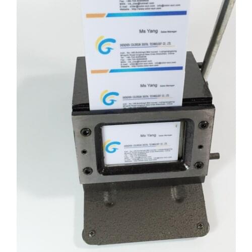 PVC Film Paper machine credit card cutting machine PVC card Cutting Machine Manual ID Business Credit for business using