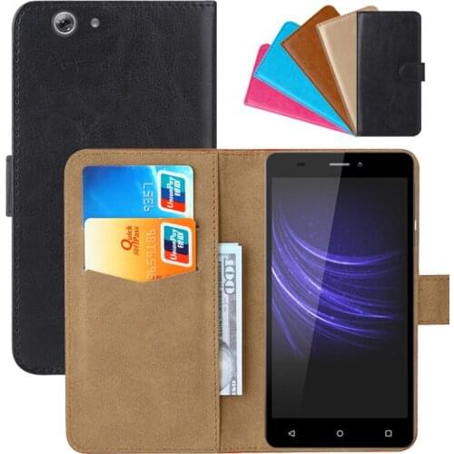 Luxury Wallet Case For DEXP B160 PU Leather Retro Flip Cover Magnetic Fashion Cases Strap