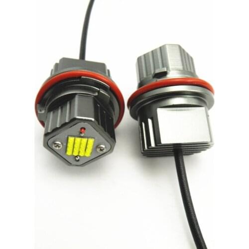 LED Angel Eyes E39 80W Canbus Error Free Marker Lights Bulb H8 Headlight 1000LM Angel Eyes Kit