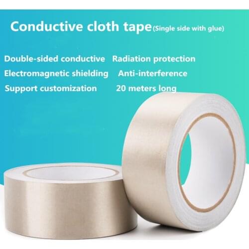 Conductive Tape Shielding Tape Double-Sided Conductive EMI Anti-Interference Electromagnetic Wave 20M/50M