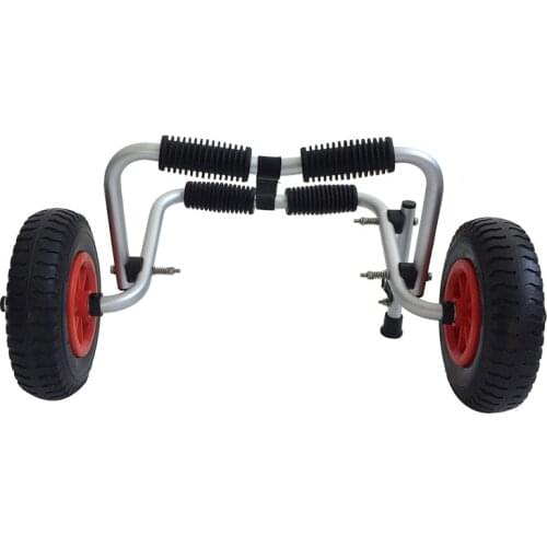 Kayak Trailer Surfboard Trailer Canoe Trolley Foldable Sit-on-top Kayak Canoe Inflatable Wheels Trailers Aviation Aluminum XJ