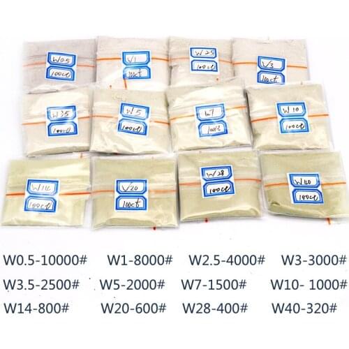 URANN 20g/bag 320~10000 Mesh Diamond powder Jade polishing powder Jade handmade processing mirror Diamond micro powder