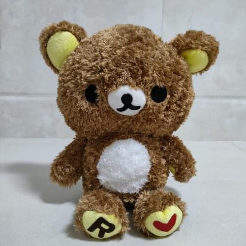 Japan Cartoon Rilakkuma Bear Plush Toy Stuffed Doll 35cm Kawaii Kids Gift