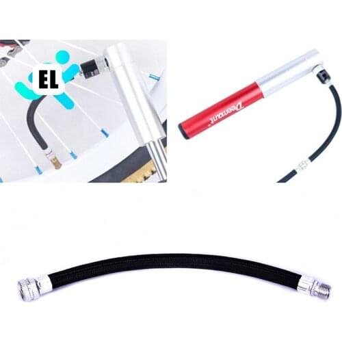 1PC Bicycle Pump Extension Hose Tube Pipe Cord Portable Bike Pumping Service Parts Bicycle Pump Extension Hose