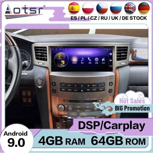 128G Carplay Car Stereo Android 10 Player For Lexus LX570 2007 2008 2009 2010 2011 2012 2013 2014 2015 GPS Navi Radio Head Unit