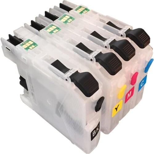 4 pcs Empty ink cartridges recycling short type LC105 LC109 for brother MFC-J6520DW J6720DW J6920DW printer with ARC chips