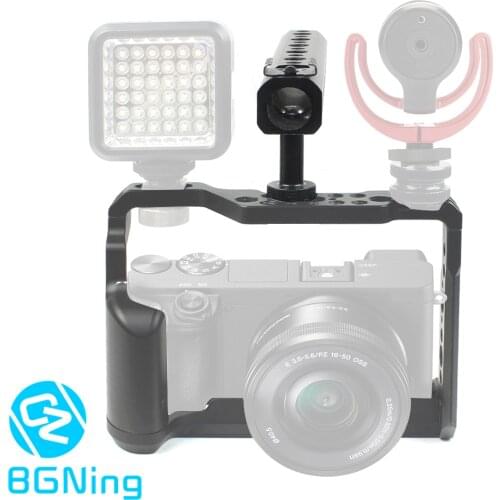 BGNing Aluminum Camera Cage with Top Handle for Fujifilm X-T3 /XT2 DSLR Photography Light Video Rig Protective Case Stabilizer