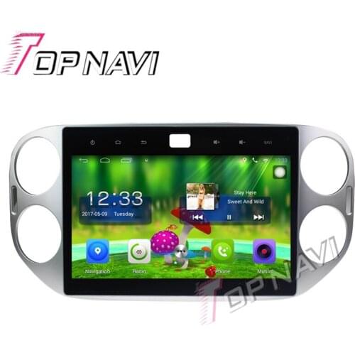 Topnavi 10.1'' Quad Core Android 6.0 Car GPS Navigation For VW 2015 Tiguan Radio Audio Multimedia Stereo Without DVD
