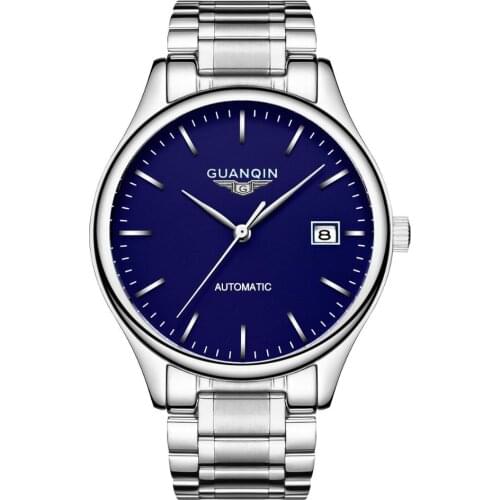 2020 Guanqin GJ16054 Mechanical watch mens luxury stainless steel watch with wrist watch automatic watch Reggio masculino
