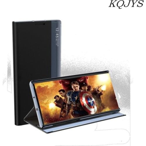 Smart Sleep Awake Flip Cover For OPPO Reno 2 2Z 2F A9 2020 Window View Flip Leather Case