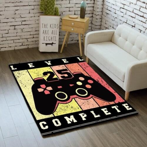 Kids Carpet Living Room 3D Carpets Game Console Boys Bedroom Rug Decor Soft Non-slip Balcony Kitchen Floor Area Rugs Door Mat