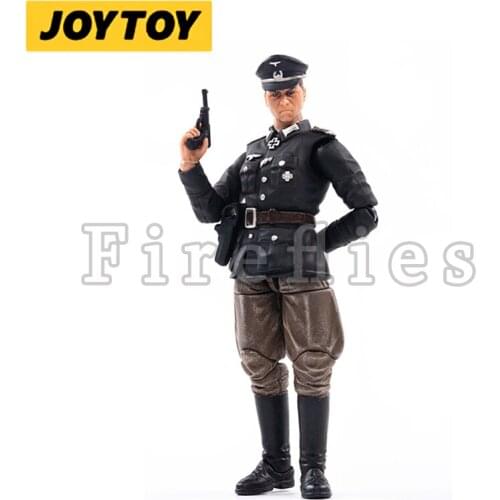 1/18 JOYTOY 3.75inches Action Figure WWII Germany SS Officer Anime Collection Model Toy Free Shipping