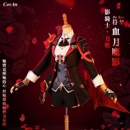 Hot Game Honkai Impact 3 Fu Hua Cosplay Costume Handsome Battle Uniform Full Set Female Activity Party Role Play Clothing S-L
