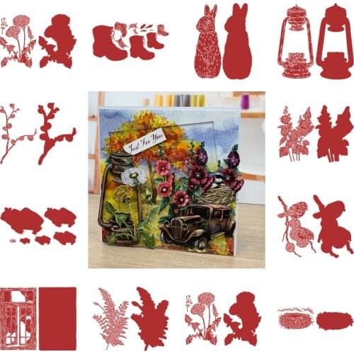 2021 NEW Grimm fairy style Metal Cutting Dies Scrapbook Diary Decoration Stencil Embossing Template DIY Greeting Card Handmade