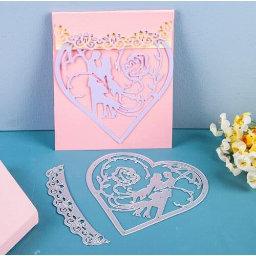 Metal cutting dies heart shape frame owl cut die mold decoration Scrapbook paper craft knife mould blade punch stencils dies