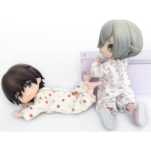 New 16cm BJD Ob11 Doll Clothes Pajamas Coverall Climb Clothes 1/12 Dolls GSC PD9 Molly Universal Accessory Toys