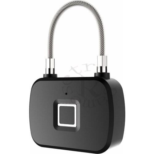 DHL 30pcs/lot L13 Fingerprint Lock Smart Keyless Anti-Theft Padlock for Travel Suitcase Bicycle Portable Smart Padlock